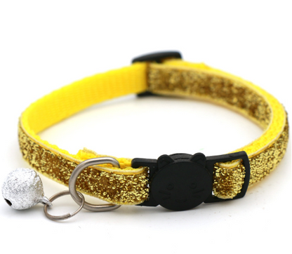 Cat Collar Adjustable with Bell – Soft Nylon, 19–32cm, Multiple Colors