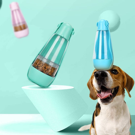 Portable Pet Water & Food Cup – Travel Dog Cat Feeder, Multiple Colors