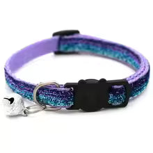 Cat Collar Adjustable with Bell – Soft Nylon, 19–32cm, Multiple Colors